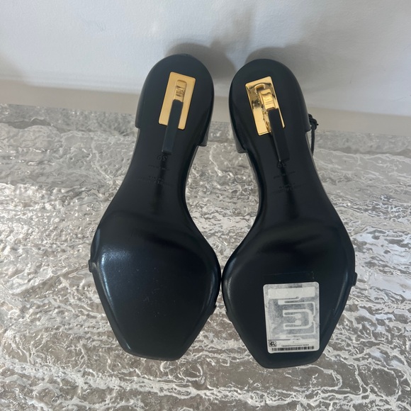 Authentic Saint Laurent Opyum Sandals|NWOT| Size 9| YSL Golden Hardware Heel - Picture 7 of 8